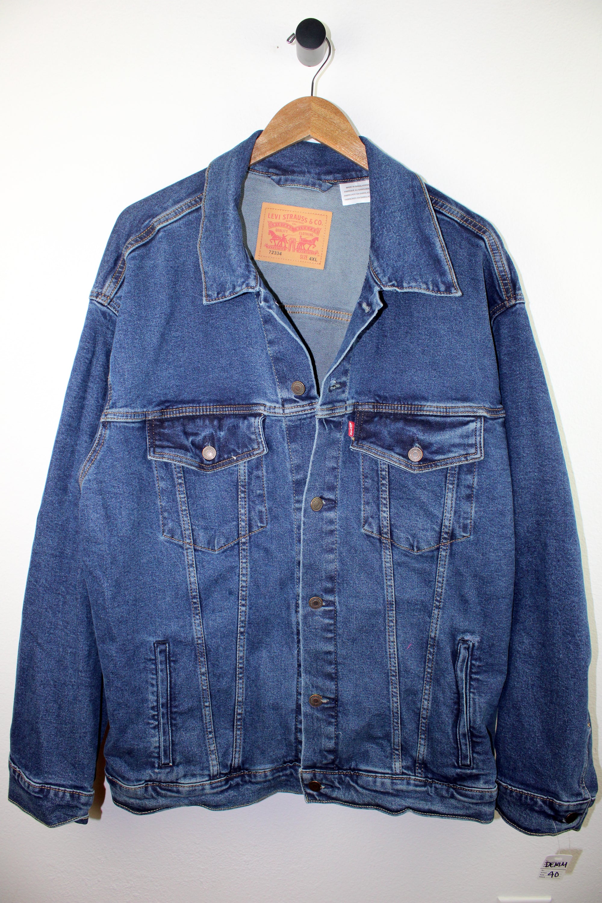 Oversized Denim Jacket- 4XL (40)