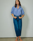 Southern Lover Blue & White Stripe