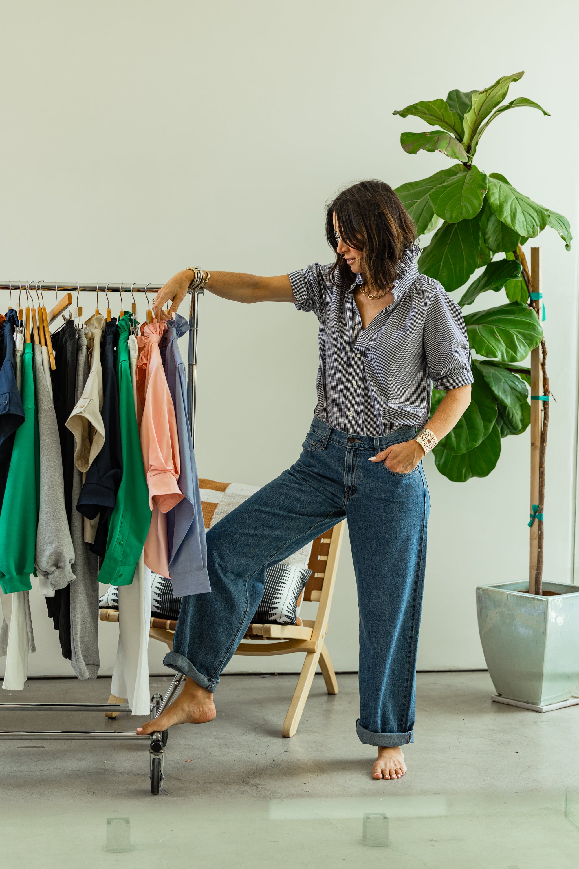 Southern Lover Navy Gingham - Limited Edition