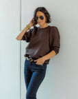 Cooper Sweatshirt Chocolate Brown