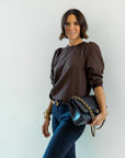Cooper Sweatshirt Chocolate Brown