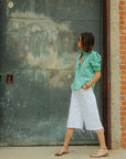 Bontina Green Stripe