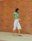 Bontina Green Stripe
