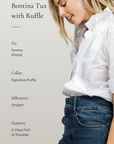 Bontina TUX White ~ Ruffle