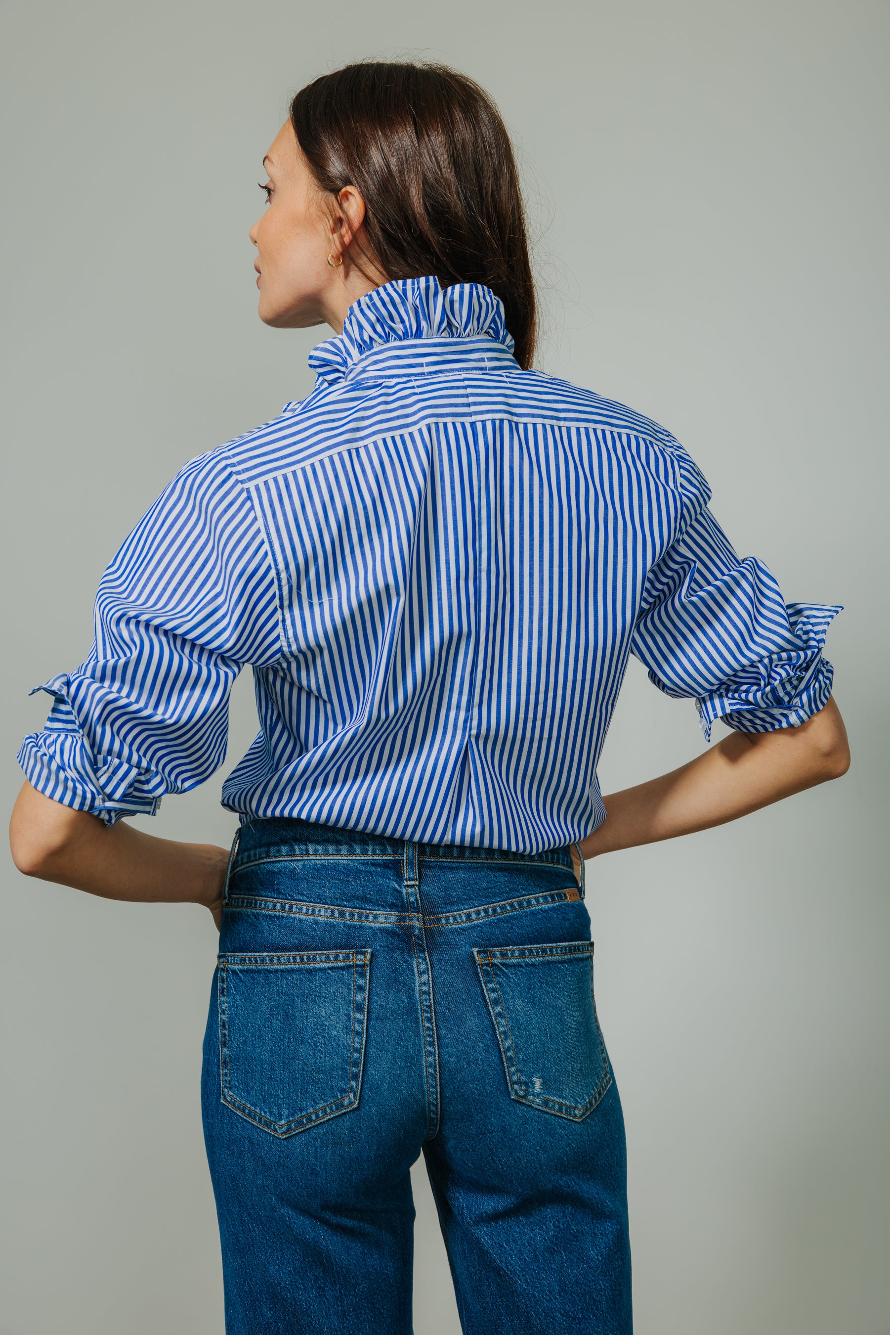 Quarantina Blue &amp; White Stripe