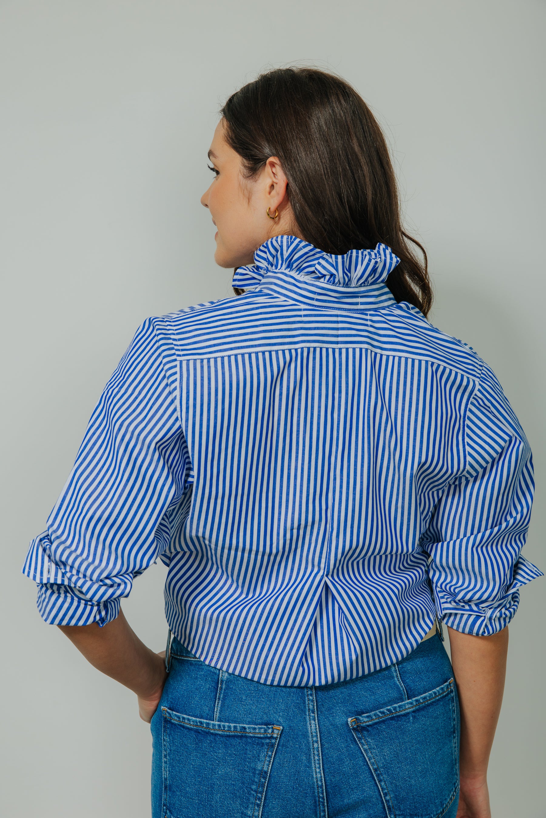 Quarantina Blue &amp; White Stripe