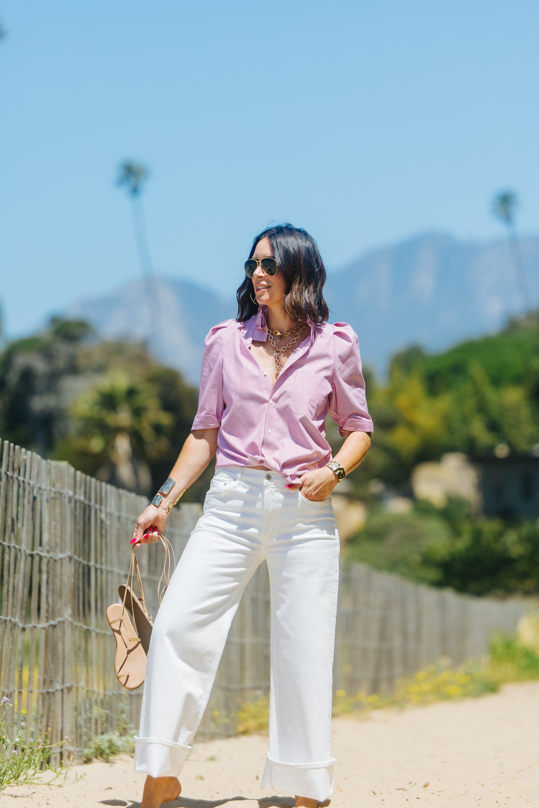 Bontina Red &amp; White Pinstripe - Limited Edition