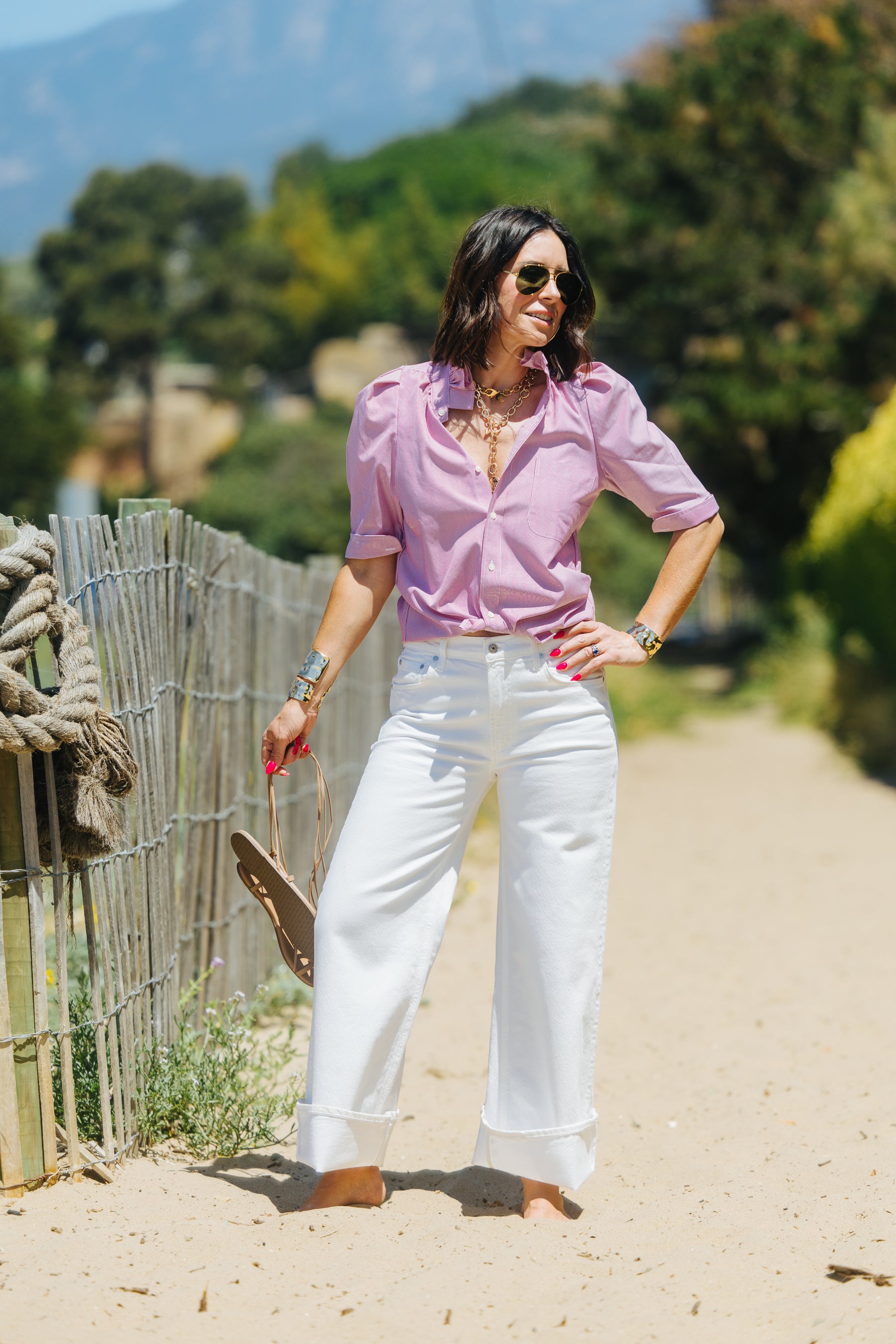 Bontina Red &amp; White Pinstripe - Limited Edition