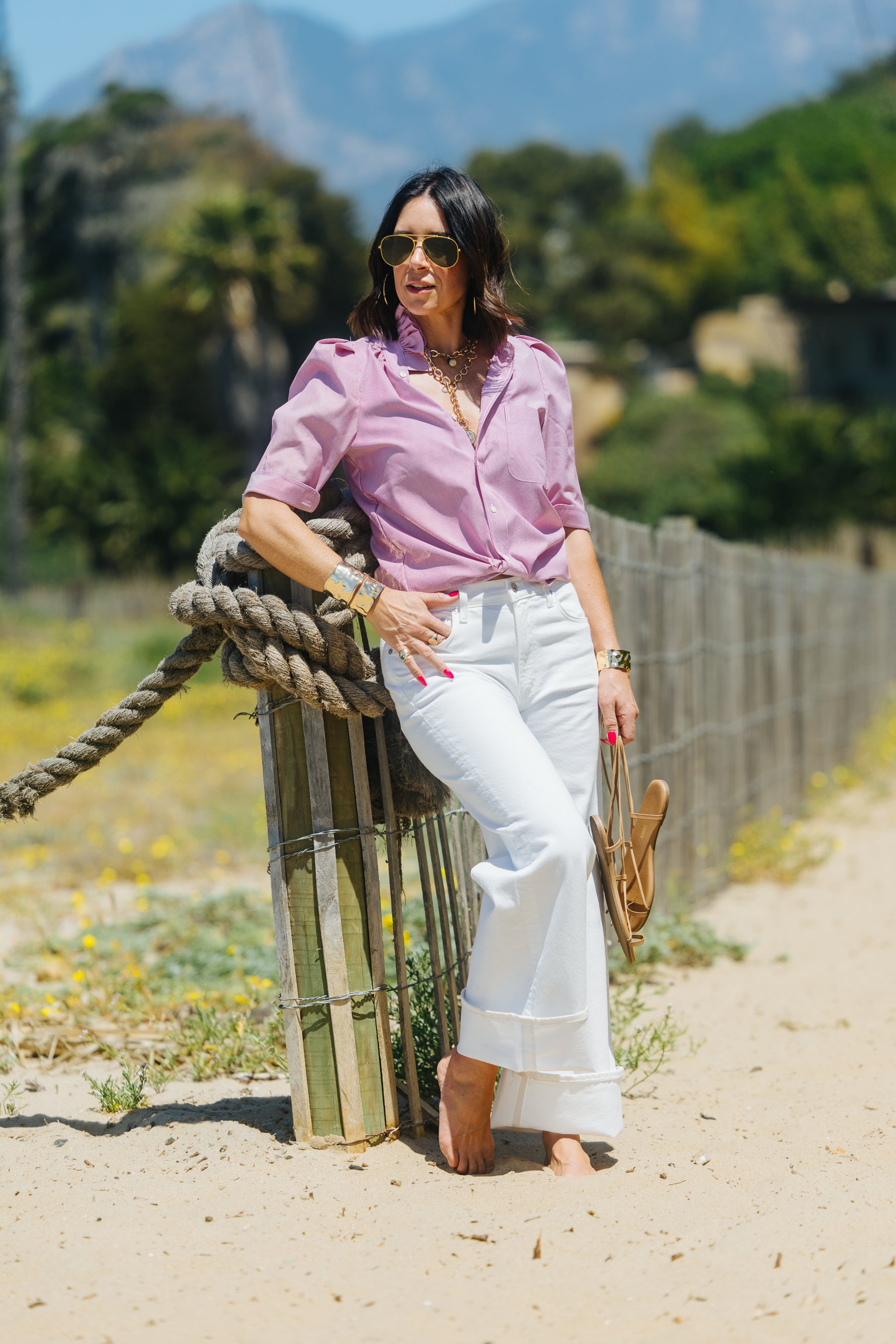 Bontina Red &amp; White Pinstripe - Limited Edition
