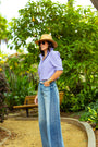 Bontina Purple & White Gingham