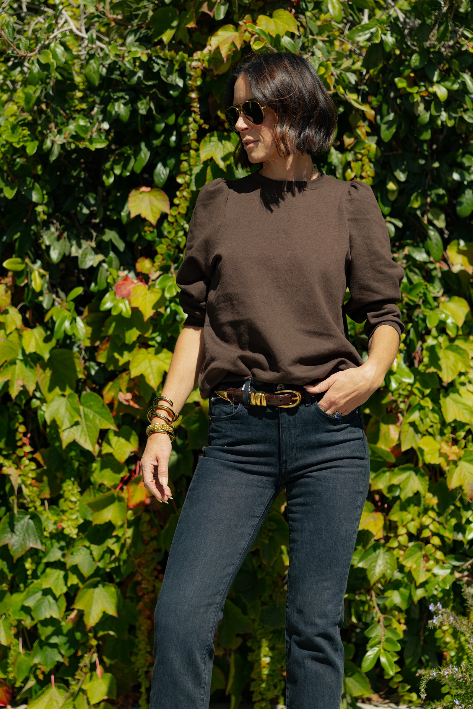 Cooper Sweatshirt Chocolate Brown