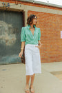 Bontina Green Stripe