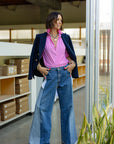 Southern Lover Pink & White Stripe