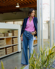 Southern Lover Pink & White Stripe